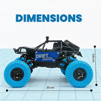 Kids Blue Rechargeable RC Monster Truck with Smoke Effect Trending Accessories