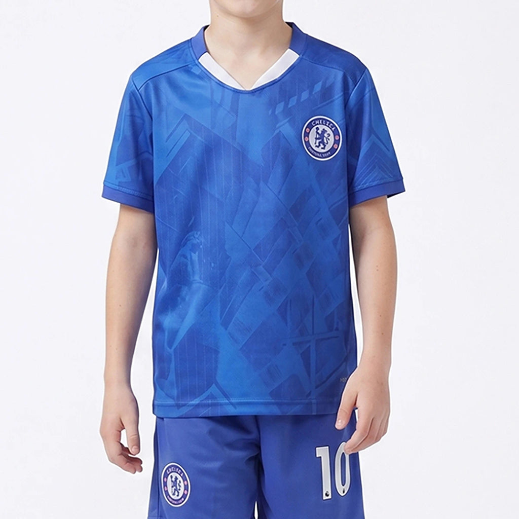 Boys Royal Blue Short Sleeve Graphics Print T-Shirt With Shorts Sets 2 pc. Sets