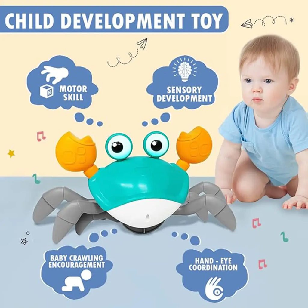 Baby Musical Crawling Crab Toy Trending Accessories