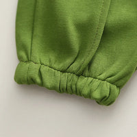 Boys Green Typographic Printed Sweatshirt With jogger Co-ord Sets Sets
