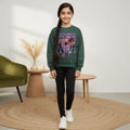 Girls Green K-Pop Nova-Beat Graphics Sweatshirt Sweatshirts & Hoodies Green 6-7 Y