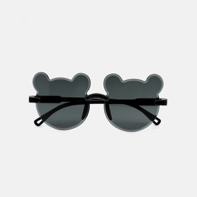 Unisex Black Bear Shaped Sunglasses Sunglasses