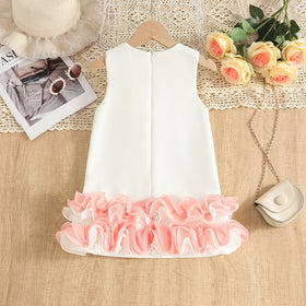 Girls Light Pink Ruffle A-line Party Dress Party Dresses