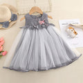 Girls Sleeveless Fit & Flare Plaid Dress Casual Dresses Black 1-2 Y 