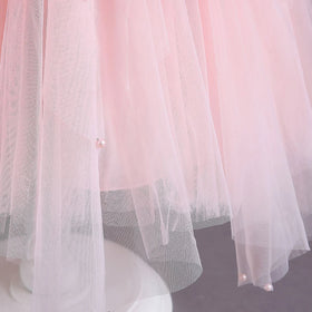 Girls Light Pink Sequin Embellished Tutu Party Wear Dress Party Dresses
