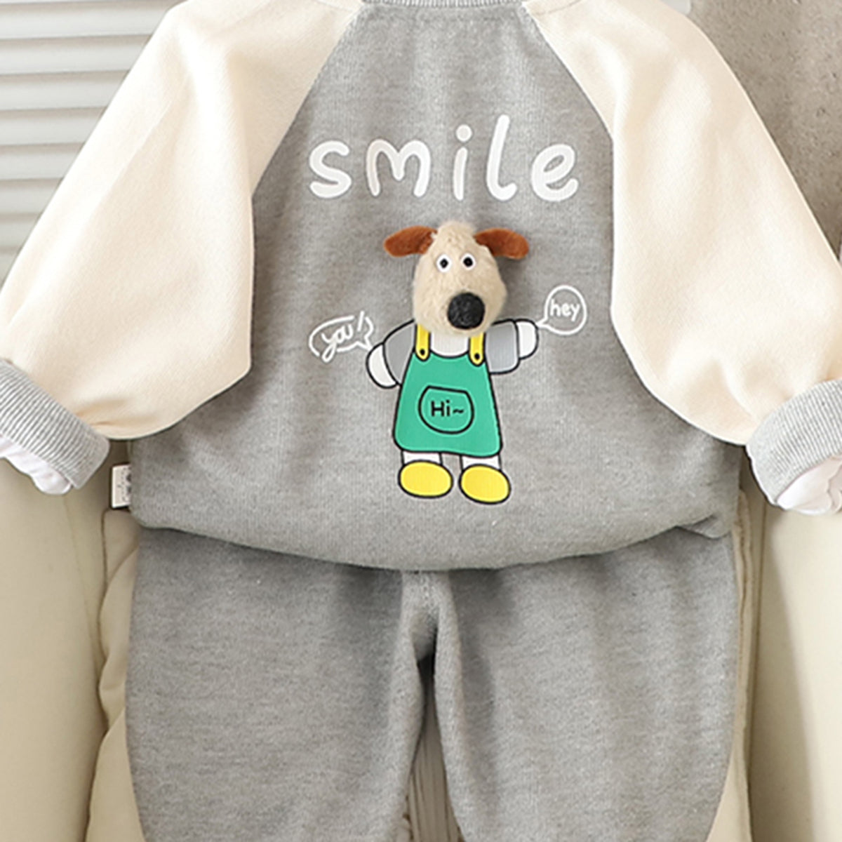 Boys Grey Graphics Printed Winter Sweatshirt With T-Shirt and Pant Set 3 pc. Sets