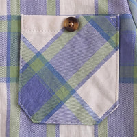 Boys Blue Checked Long Sleeve Shirt Shirts
