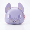 Girls Purple Cartoon Character Shaped School Backpack Trending Accessories Purple Onesize