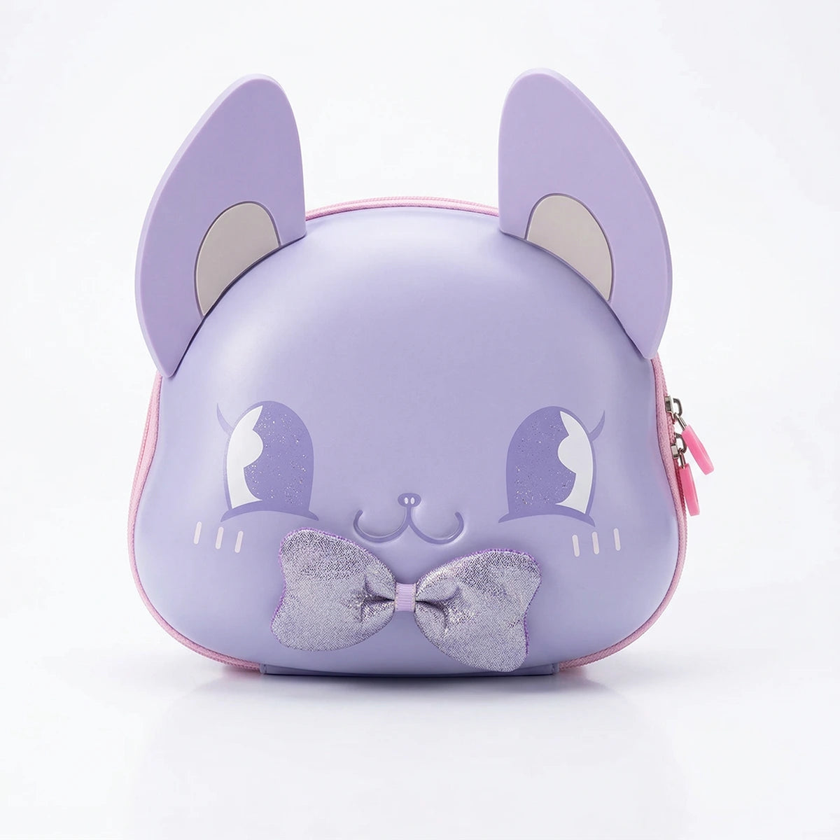 Girls Purple Cartoon Character Shaped School Backpack Trending Accessories Purple Onesize