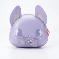 Girls Purple Cartoon Character Shaped School Backpack Trending Accessories Purple Onesize
