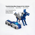 Kids Blue 2-in-1 Transforming Dragon & Car Vehicle Toy Trending Accessories Multicolor Onesize