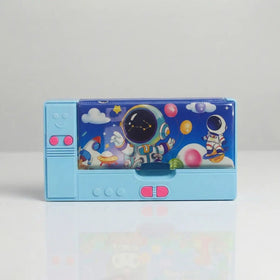 Kids Space Theme Magnetic Pencil Box Trending Accessories Dark Blue Onesize