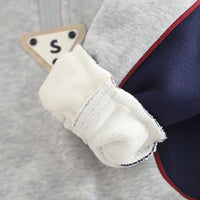 Boys Grey Color-blocked Sweatshirt With jogger Co-ord Sets Sets