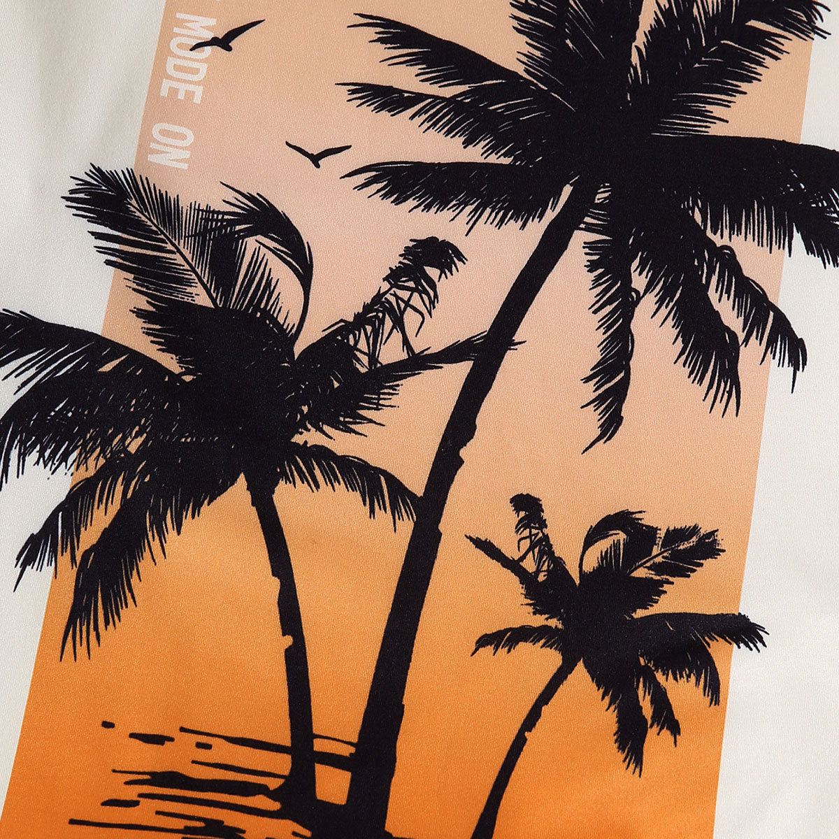 Boys Off White Tropical Printed T-Shirt With Shorts Set 2 pc. Sets