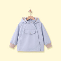 Boys Light Blue Long Sleeve Hooded Jacket Coats & Jackets Light Blue 1-2 Y