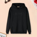 Boys Black Embossed King Printed Hooded Sweatshirt Sweatshirts & Hoodies Black 12-13 Y