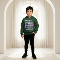 Boys Green K-Pop Neo-Sound Graphics Hoodies Sweatshirts & Hoodies Green 1-2 Y