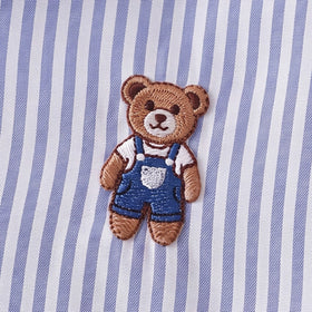 Boys Blue Striped Long Sleeve Shirt Shirts