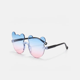 Unisex Blue Bear Shaped Kids Sunglasses Sunglasses