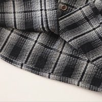 Boys Black Checked Shirt With Printed T-Shirt And Denim Shorts Sets 3 pc. Sets