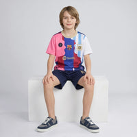 Boys Multicolor Short Sleeve Graphics Print T-Shirt With Elasticated Shorts Sets 2 pc. Sets