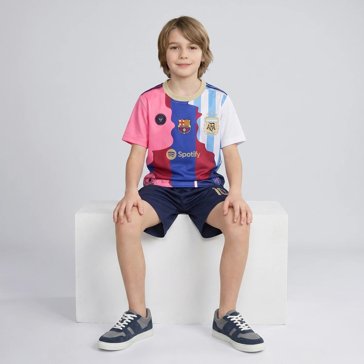 Boys Multicolor Short Sleeve Graphics Print T-Shirt With Elasticated Shorts Sets 2 pc. Sets