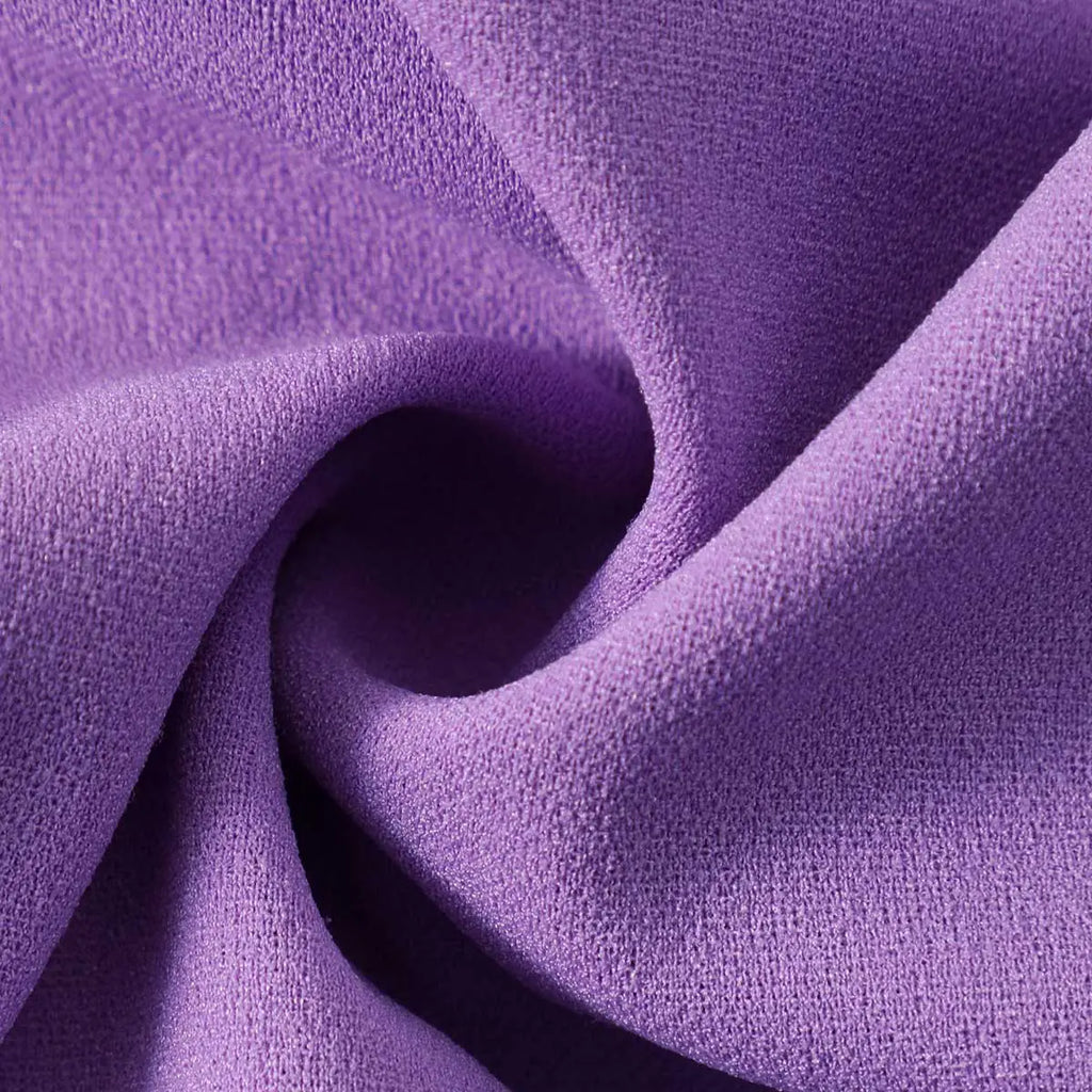 Girls Purple Rose Applique Tulle Overlay Fit & Flare Dress Casual Dresses