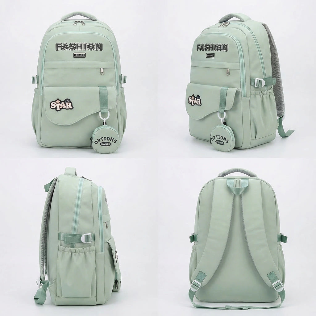 Kids Sea Green Medium School Backpack Trending Accessories