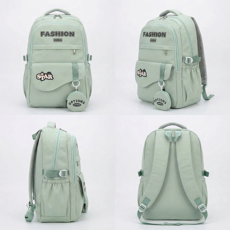 Kids Sea Green Medium School Backpack Trending Accessories