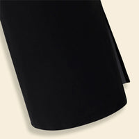 Girls Black Solid Sleeveless Maxi Dress With Contrast Trims Details Casual Dresses