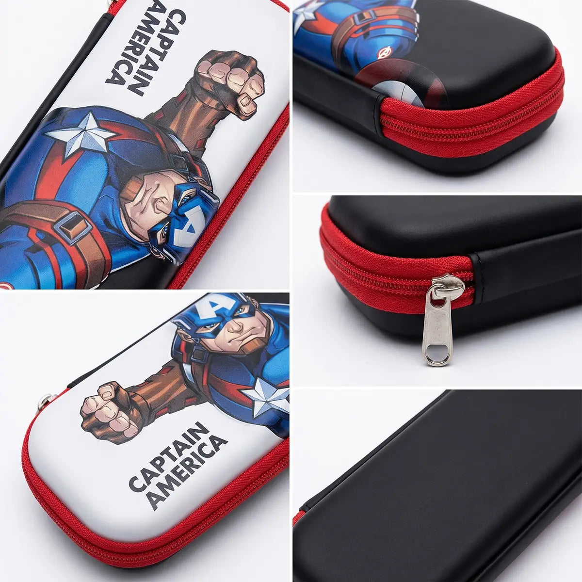 Captain America Superhero Hard Case Pencil Pouch for Kids Trending Accessories