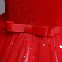 Girls sleeveless Embellished Fit & Flare Party Dress Party Dresses   