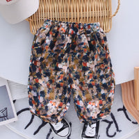 Boys Orange Raglan Sleeves T-Shirt With Abstract Printed Shorts Set 2 pc. Sets