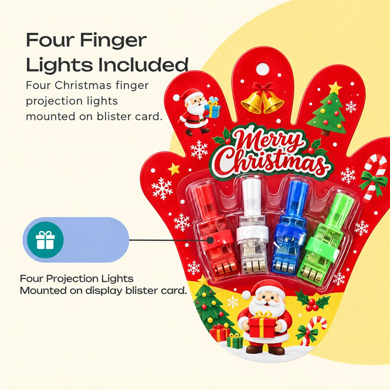 Christmas Finger Projection lights - Festive Light-Up Party Toy Trending Accessories