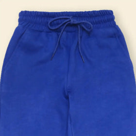 Boys Dark Blue Cross Pocket Elasticated Joggers Trackpants & Joggers