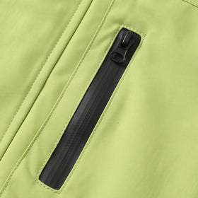 Boys Lime Green Long Sleeve Hooded Zip-Up Jacket Coats & Jackets