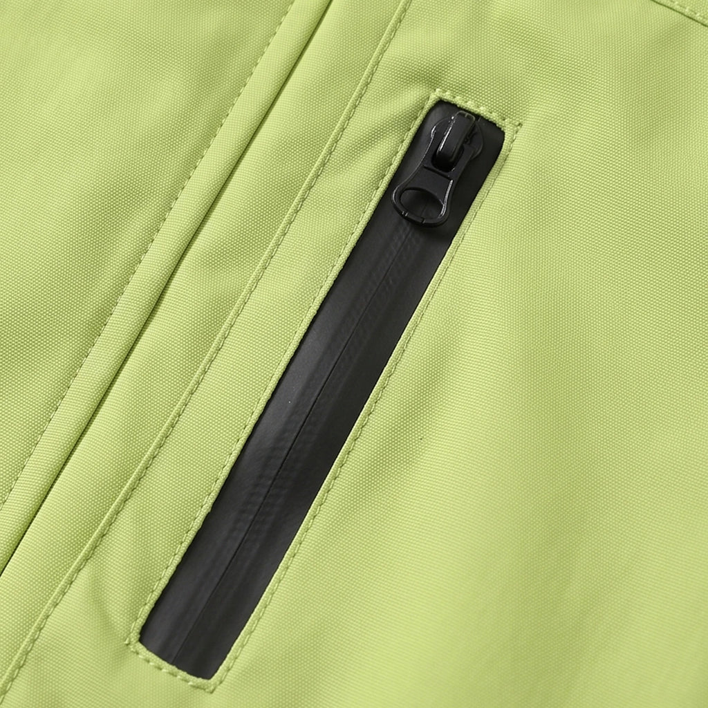 Boys Lime Green Long Sleeve Hooded Zip-Up Jacket Coats & Jackets
