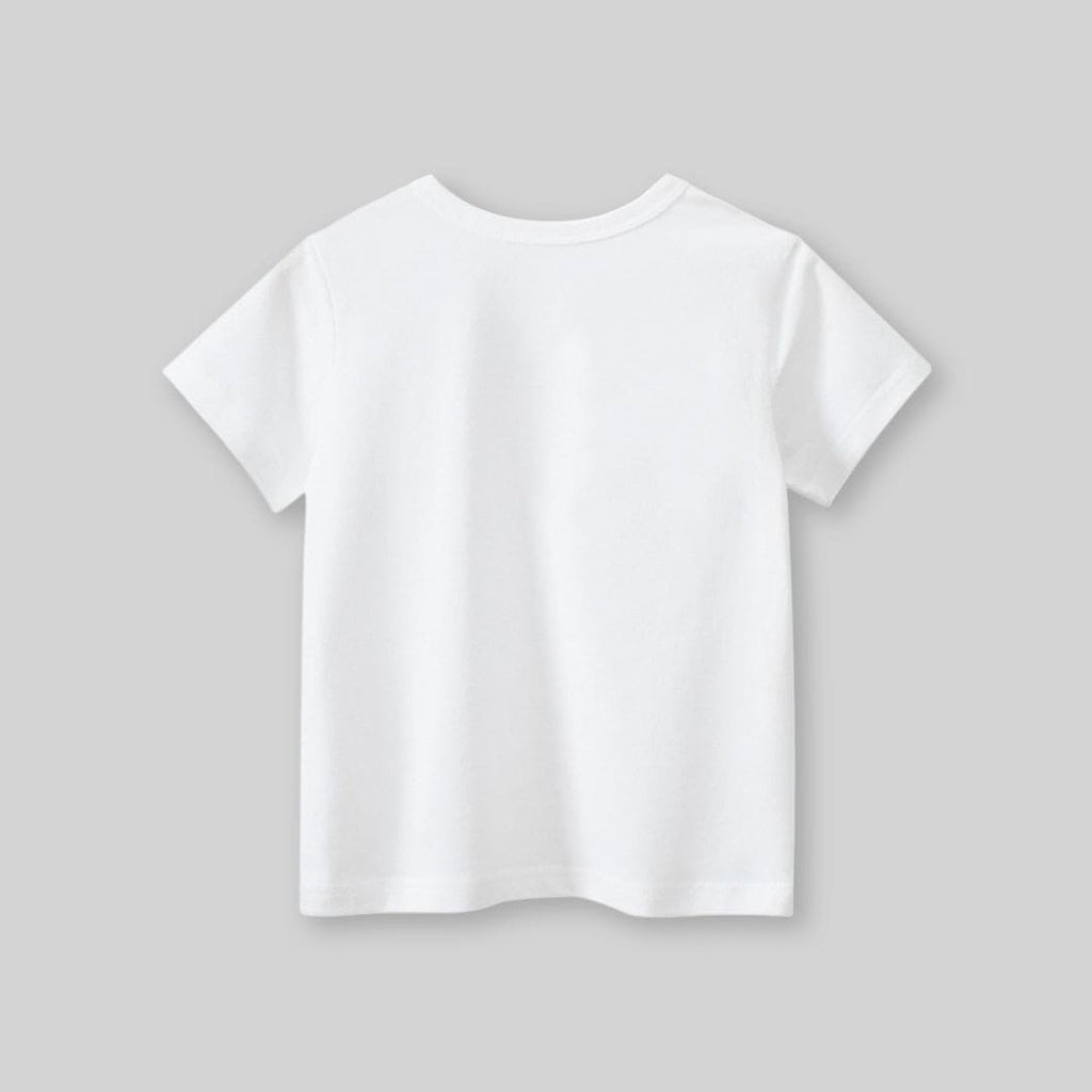 Girls Cat Patch Casual T-Shirt Tshirts   