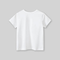 Girls Cat Patch Casual T-Shirt Tshirts   