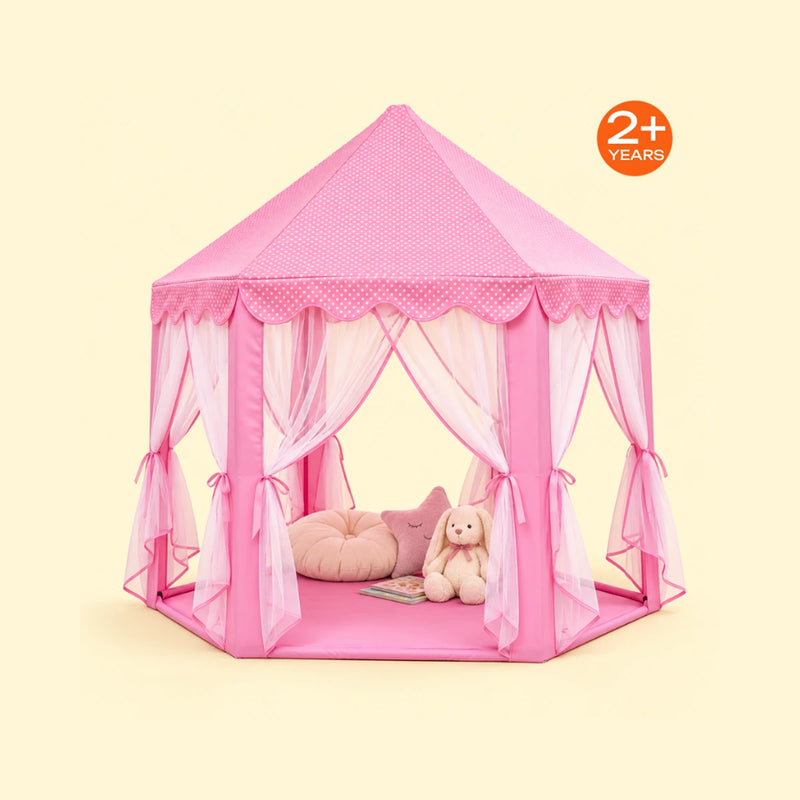 Pink Foldable Tent House for Kids Trending Accessories Pink Onesize
