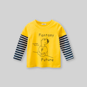 Girls Printed Doctor Sleeves T-Shirt Tshirts   
