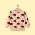Boys Apricot Animal Print Long Sleeve Sweatshirt Sweatshirts & Hoodies Apricot 1-2 Y