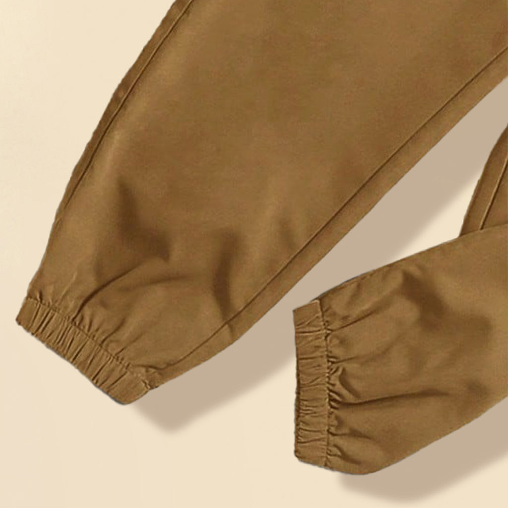 Boys Graphic T-Shirt With Khaki Elasticated Joggers Set 2 pc. Sets