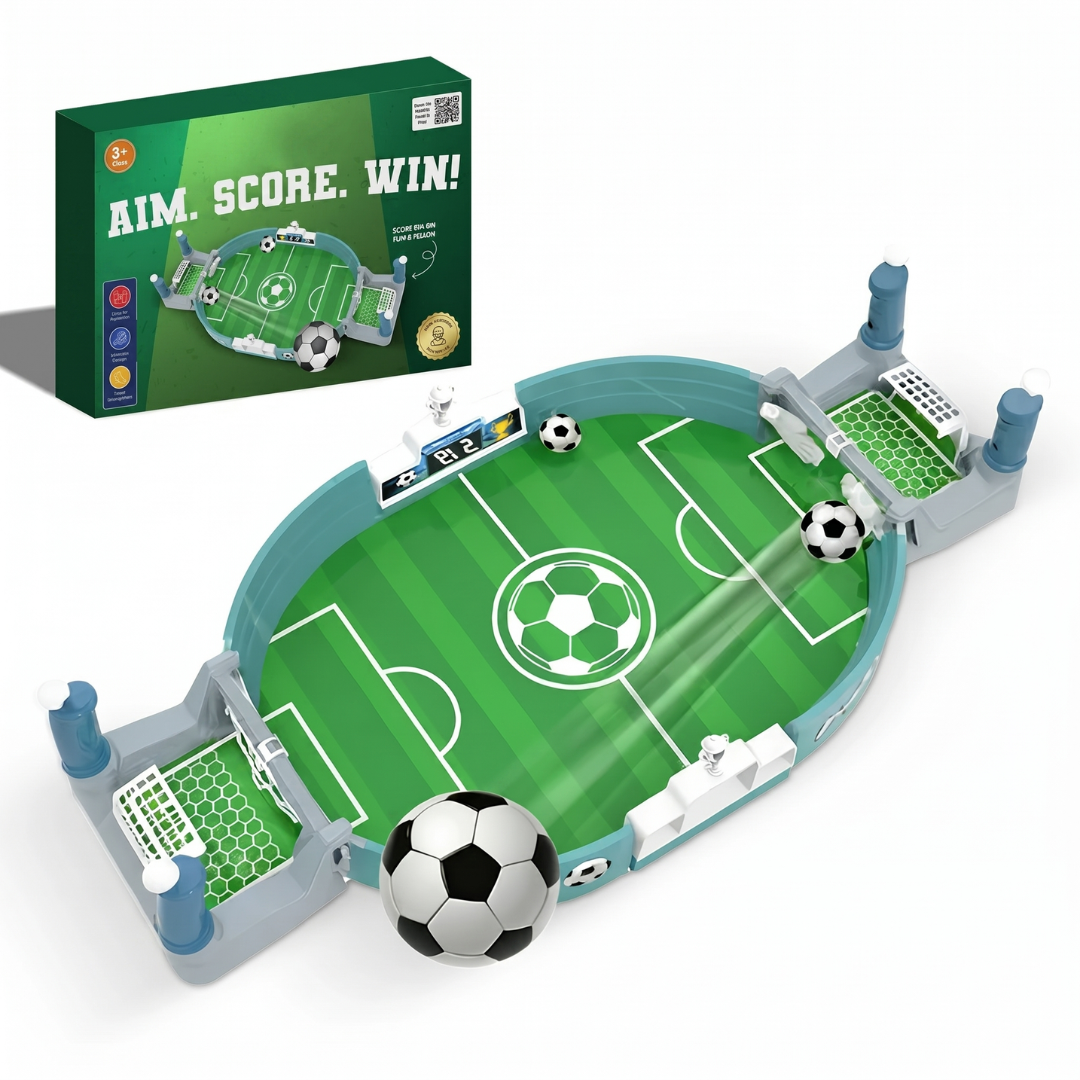Kids Green Tabletop Football Board Game with 4 Balls Trending Accessories