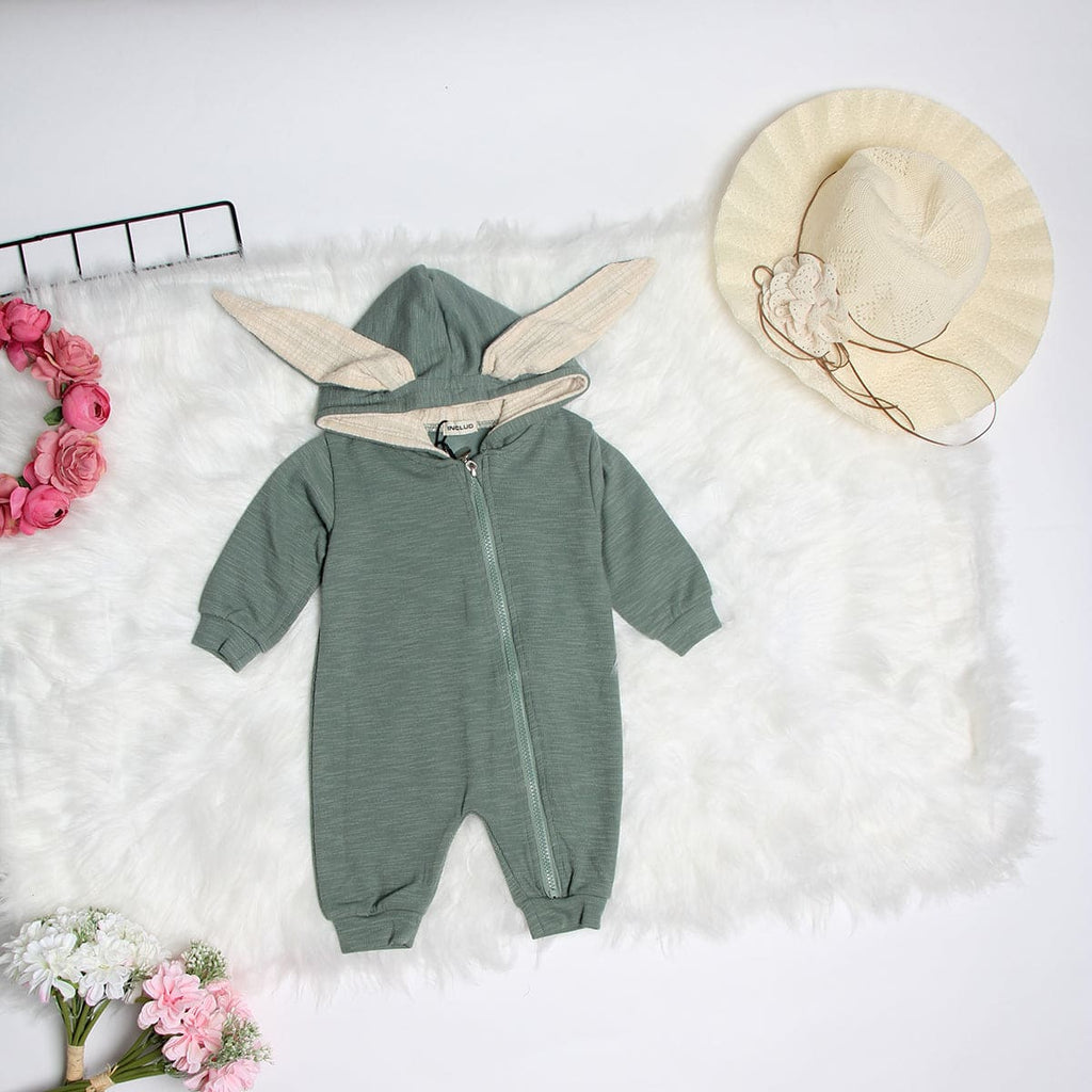 Boys Green Long Leg Romper Romper Green 12 - 18 M