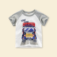 Boys Graphic Printed Raglan Sleeves Casual T-shirt T-Shirt