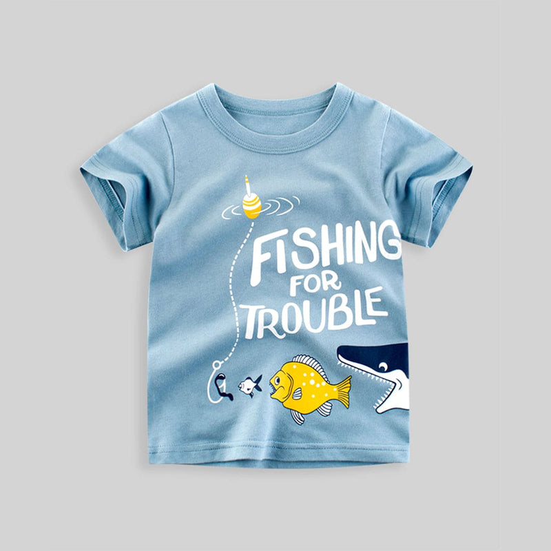 Shark Print Tshirt Tshirts   