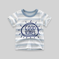 Stripe Print Tshirt Tshirts   