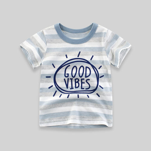 Stripe Print Tshirt Tshirts   