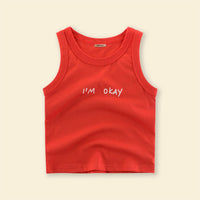 Boys Printed Sleeveless Casual Tee T-Shirt